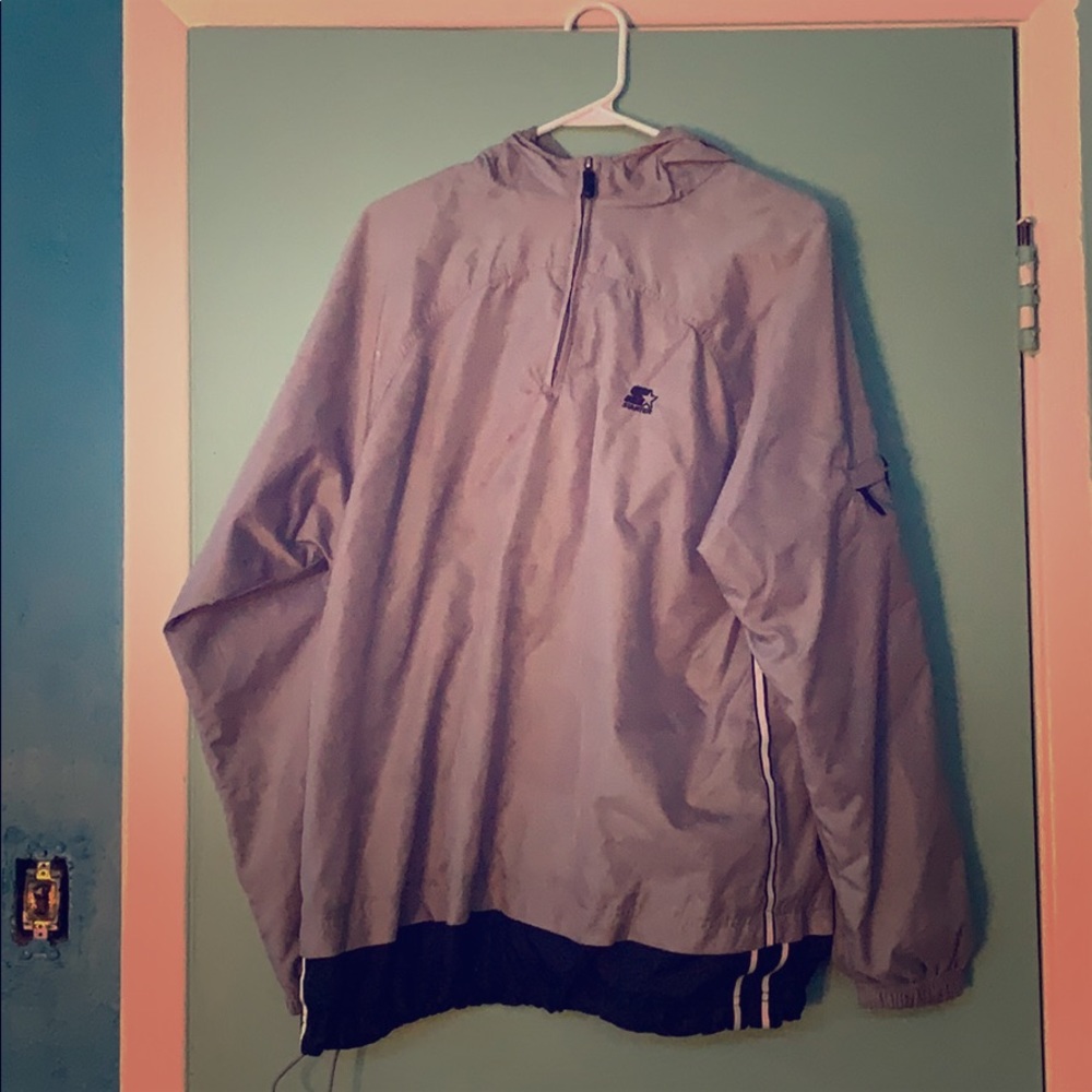 wind-breaker worn occasionally